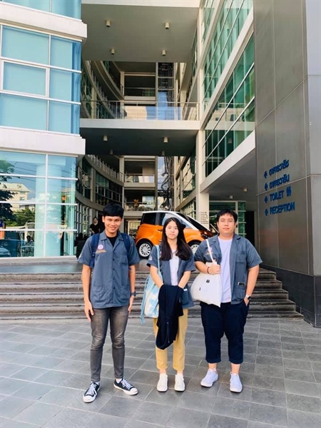 2nd-year petroleum students training oil trade at Sea Oil Public Company Limited